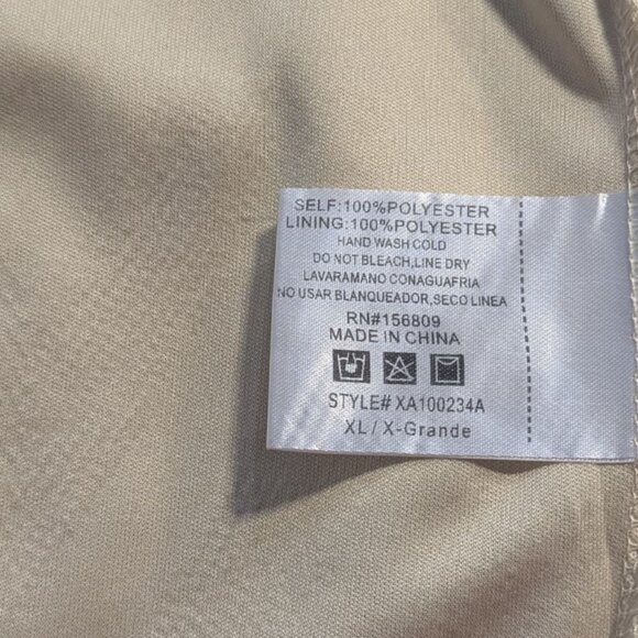 🎄✨Rose Gold Sequin Mini Dress Holiday / NYE Fits M–L - Picture 5 of 5